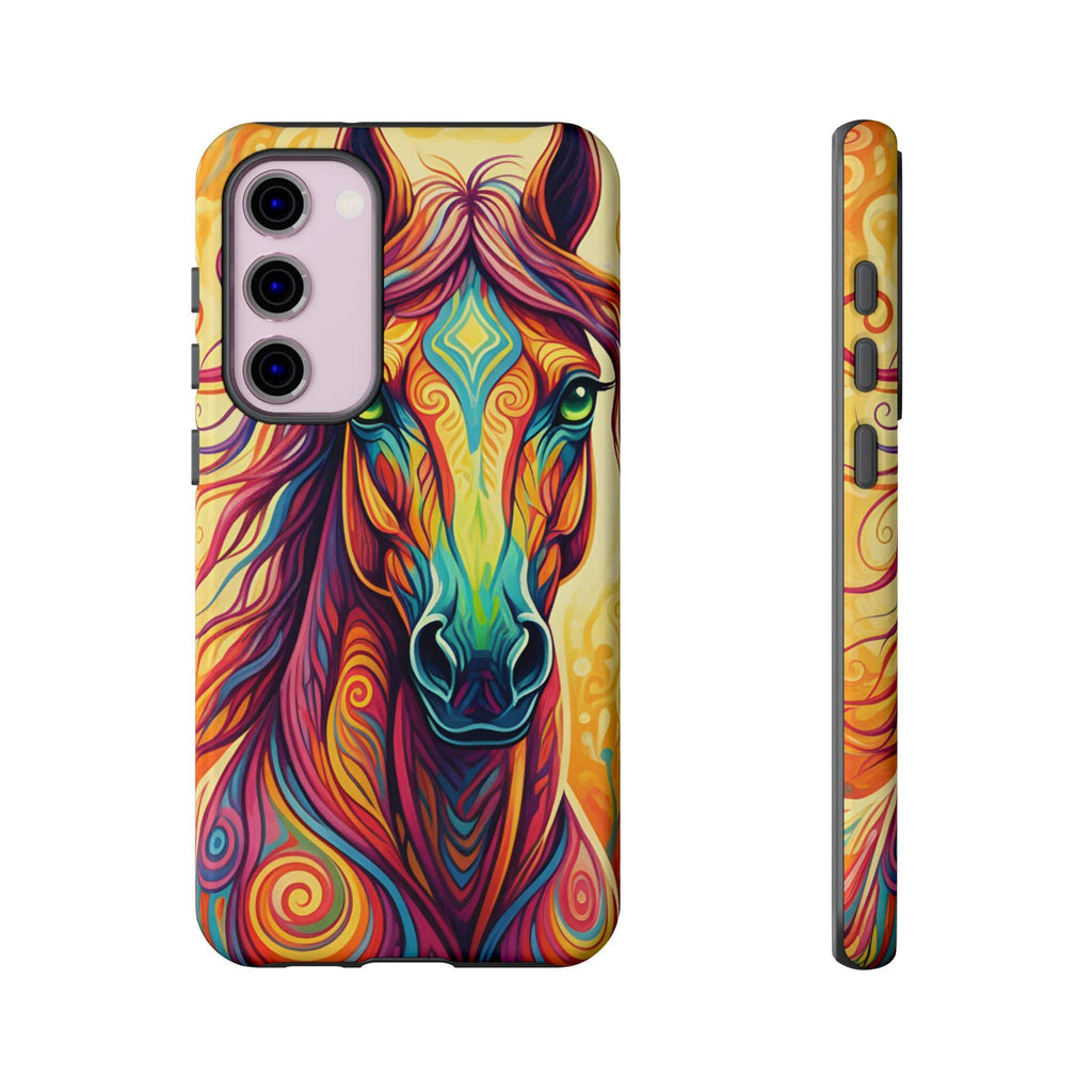 Vibrant Swirl Stallion - Phone Cover