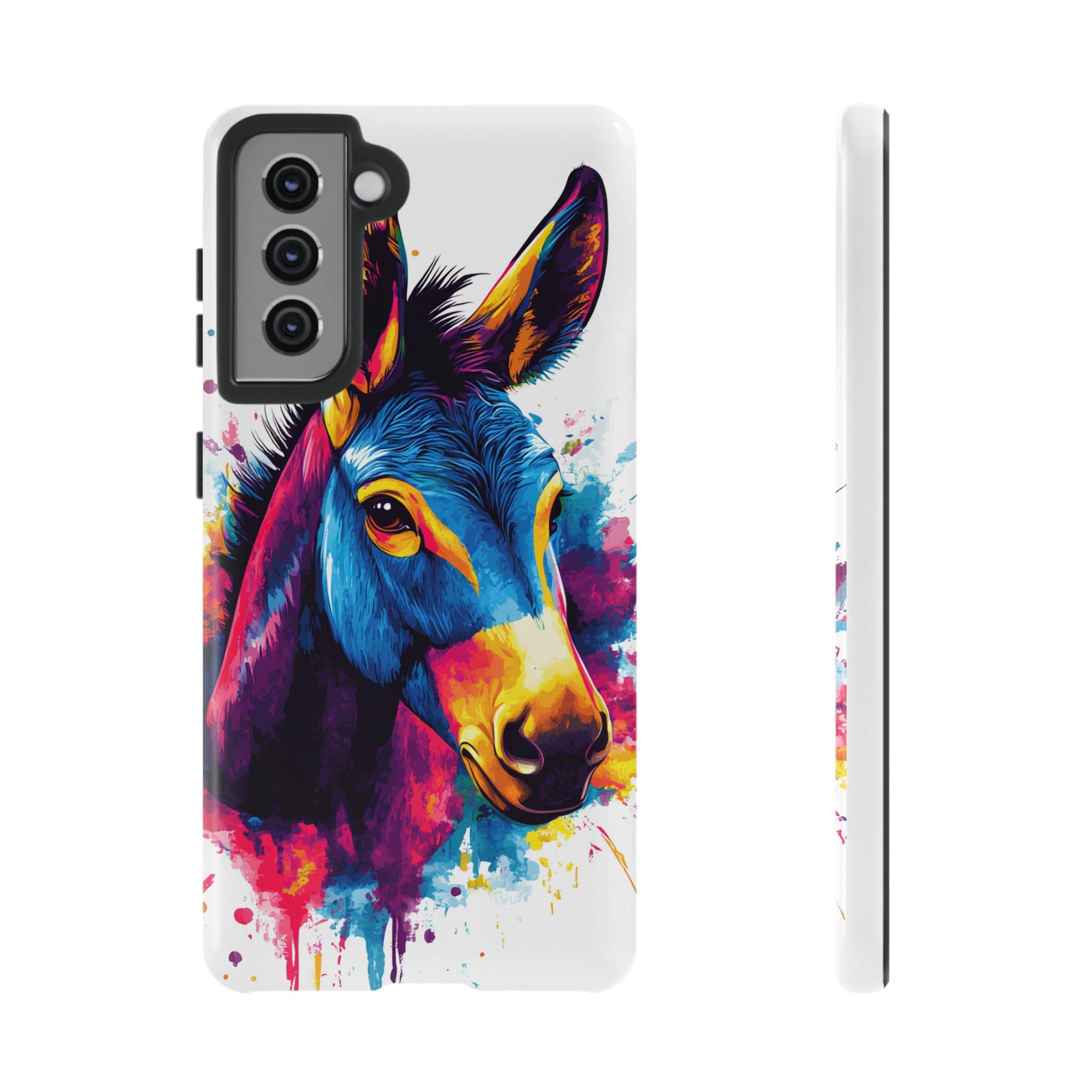 Color Splash Donkey Phone Case