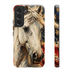 Patriotic White Horse Phone Case