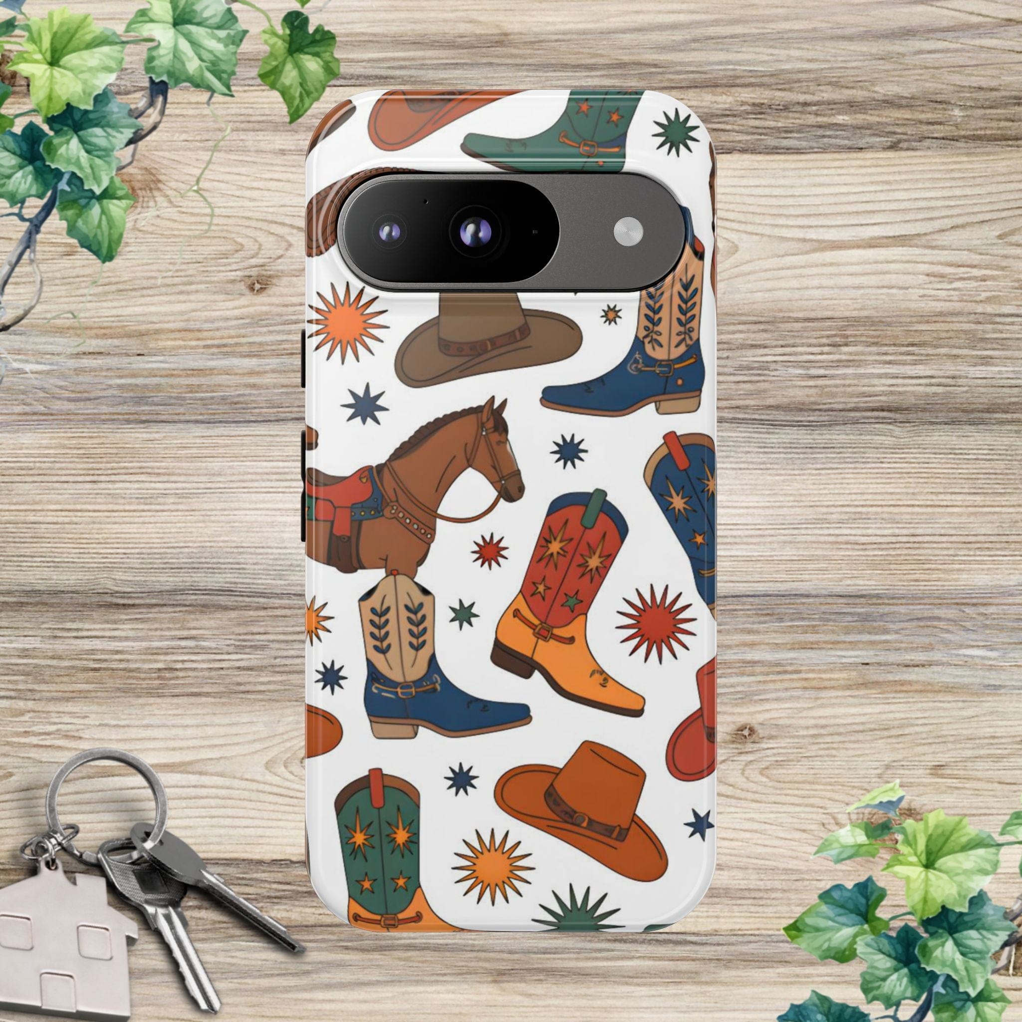 Cowboy Boots, Hats & Horses Phone Case