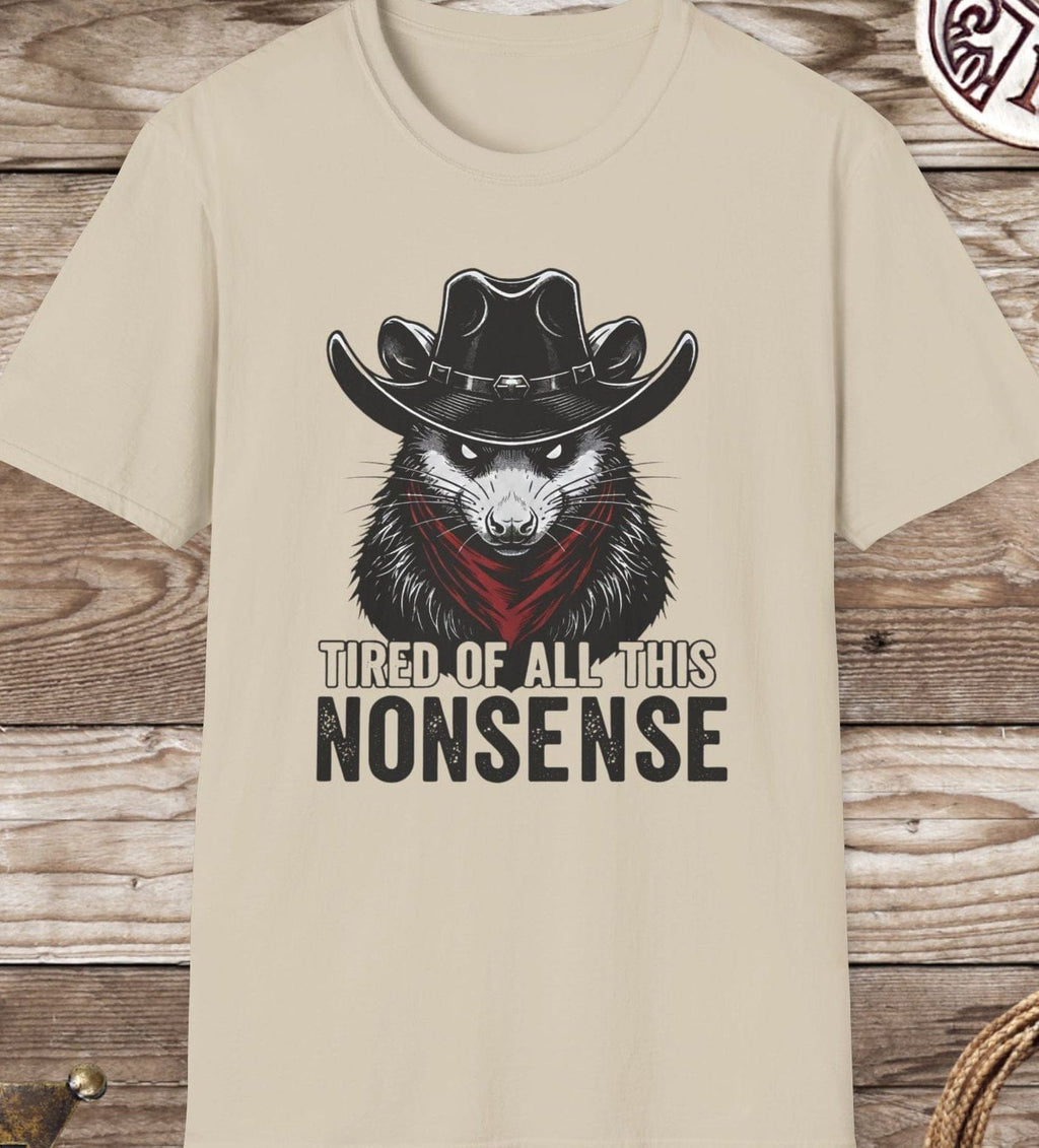 "Tired of All This Nonsense" Raccoon  T-Shirt