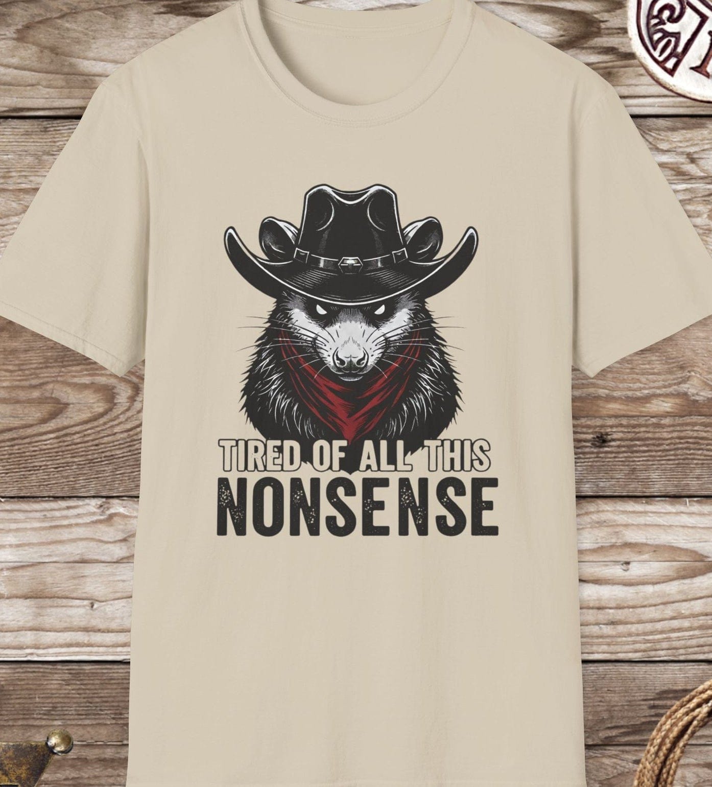 "Tired of All This Nonsense" Raccoon  T-Shirt