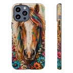 Boho Wildflower Horse Phone Case