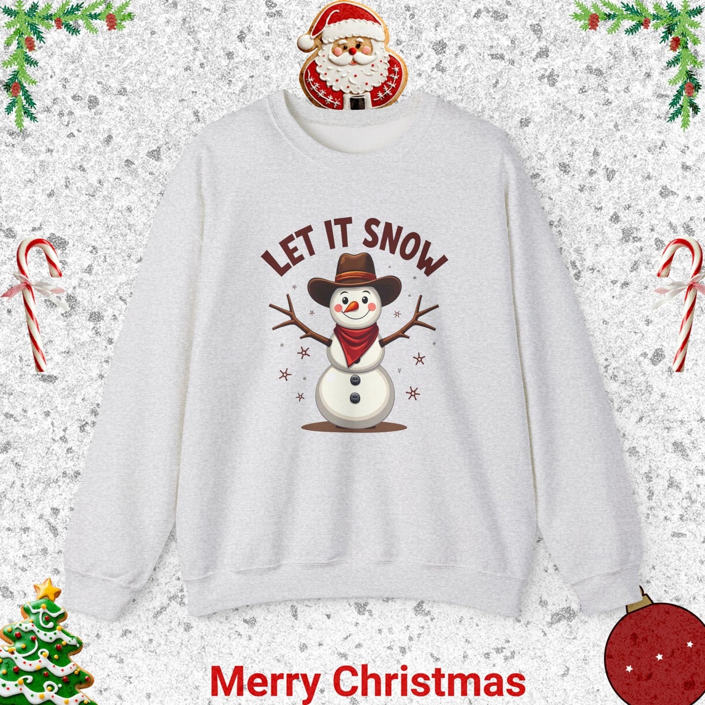 Unisex Heavy Blend™ Crewneck Sweatshirt - Let It Snow