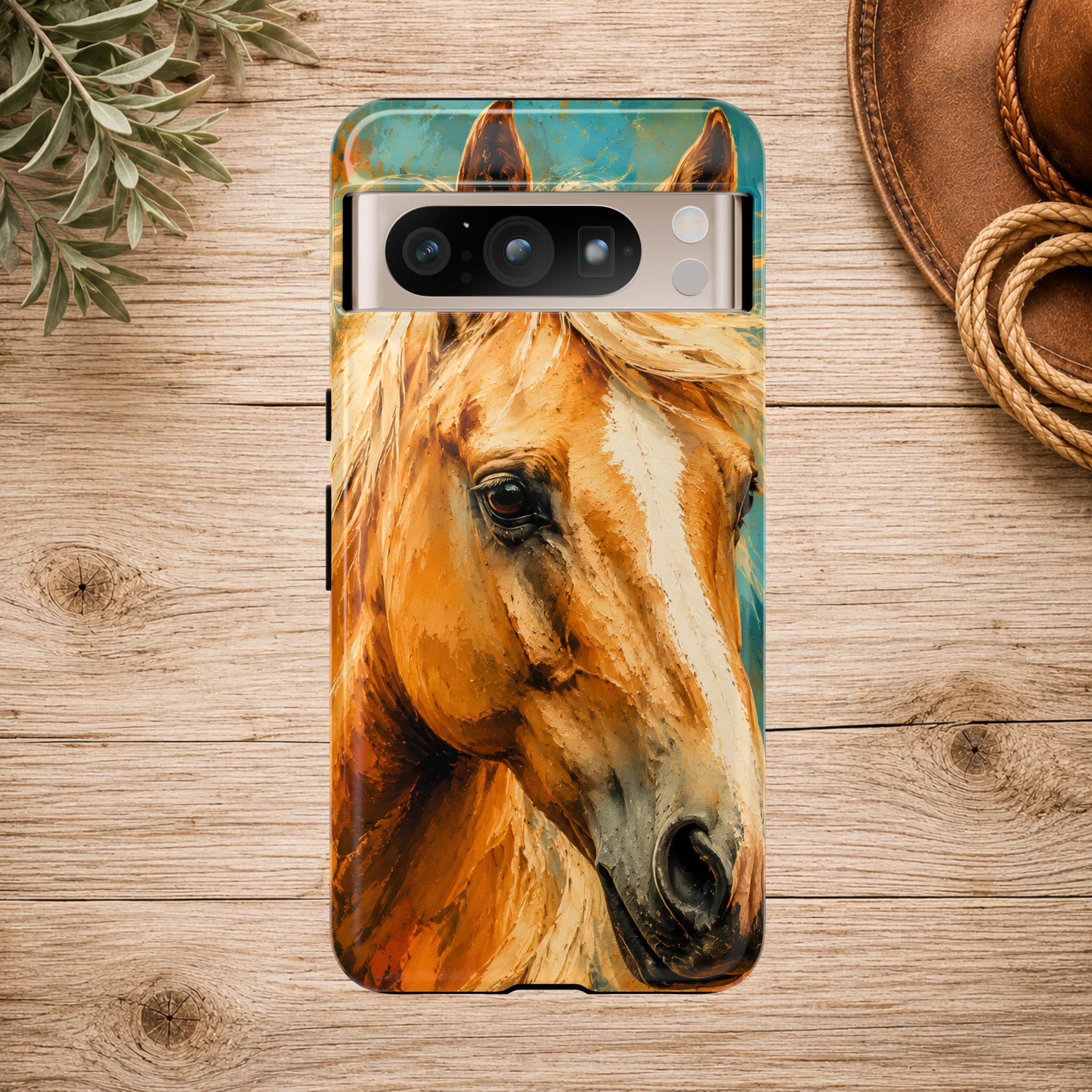 Golden Spirit Horse Phone Case