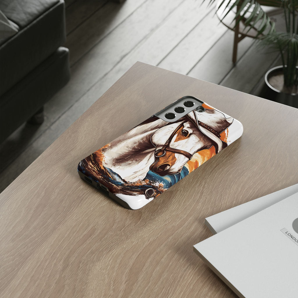 White Hat Horse-Phone Cases
