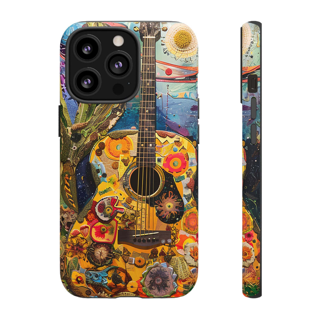 Floral Guitar- Phone Case