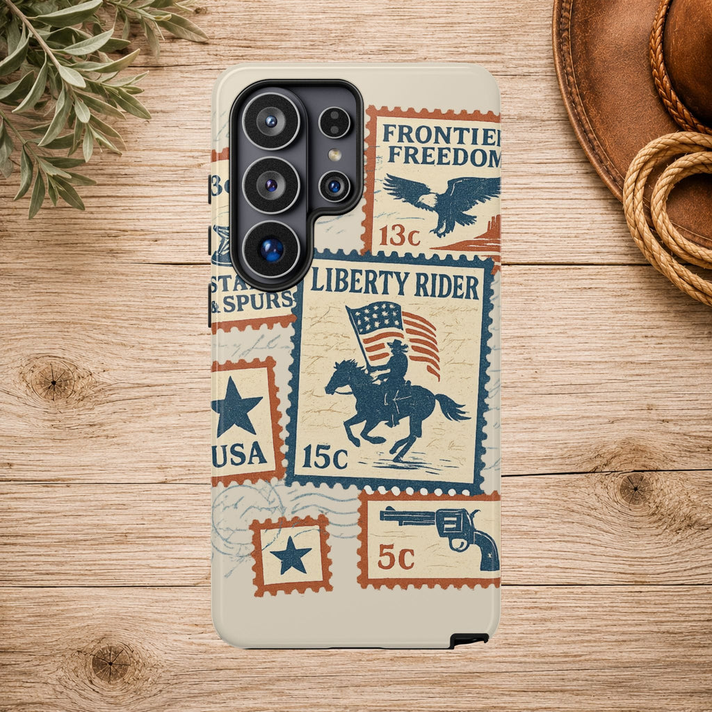 Liberty Rider Vintage Western Patriotic Phone Case