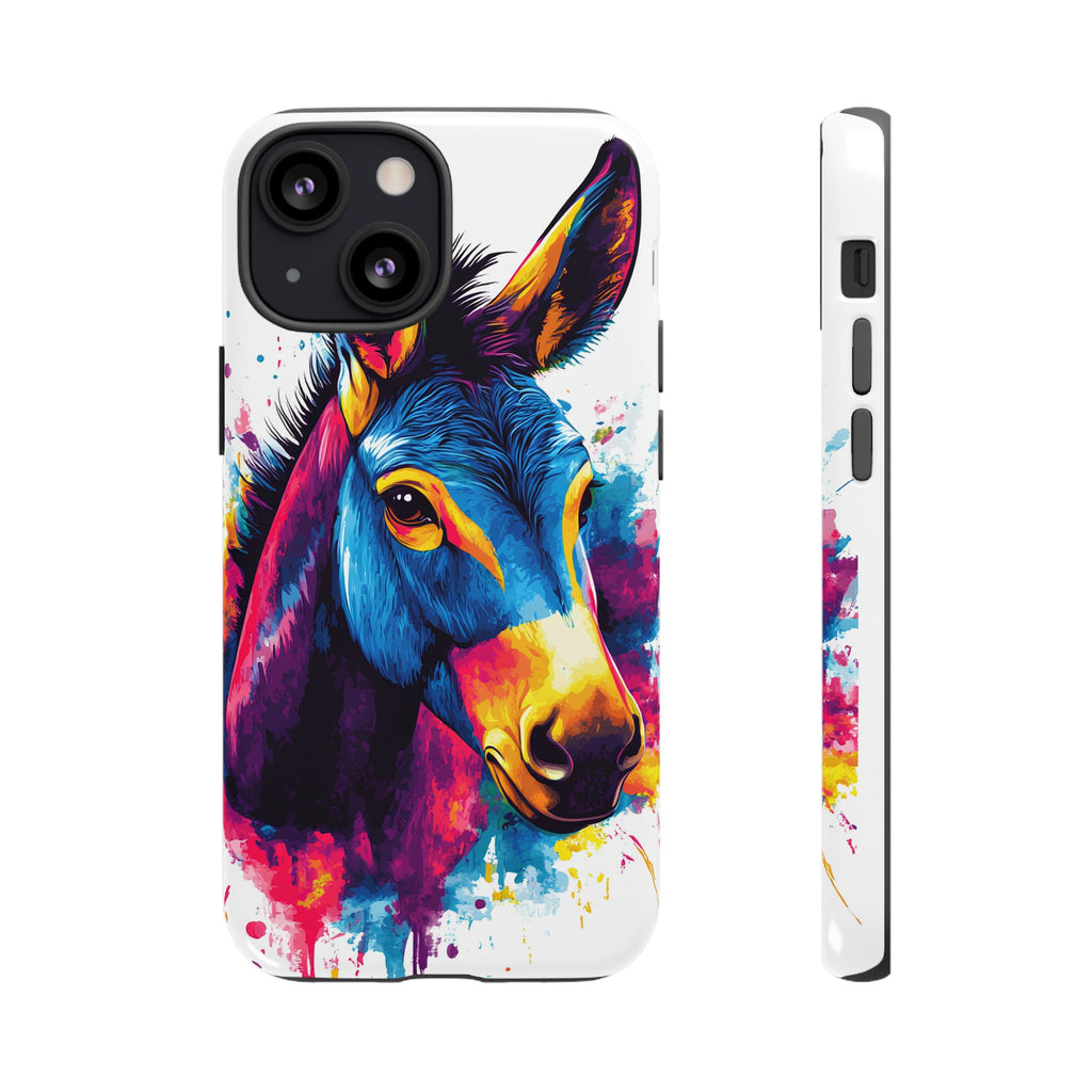 Color Splash Donkey Phone Case