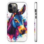 Color Splash Donkey Phone Case