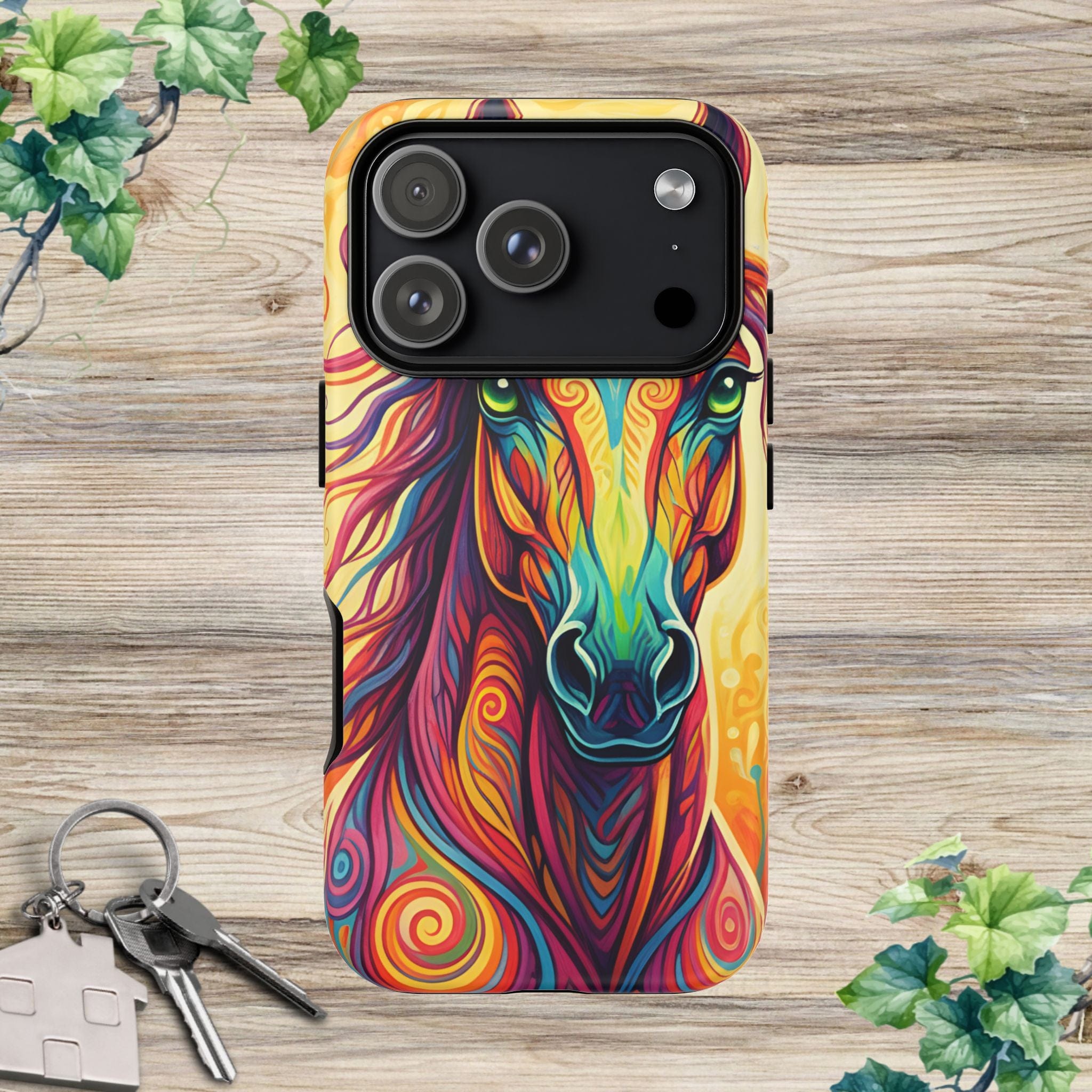 Vibrant Swirl Stallion - Phone Cover