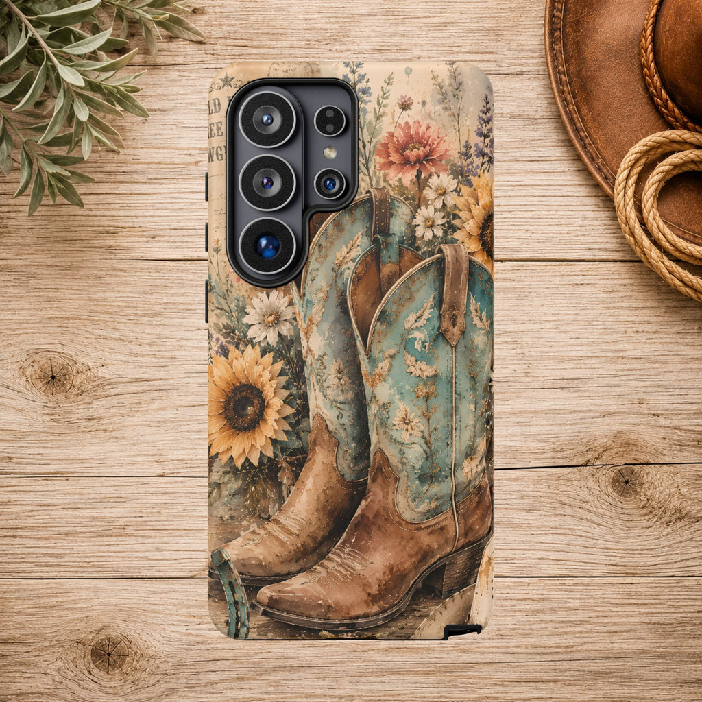 Rustique Sunflower Western iPhone Cover