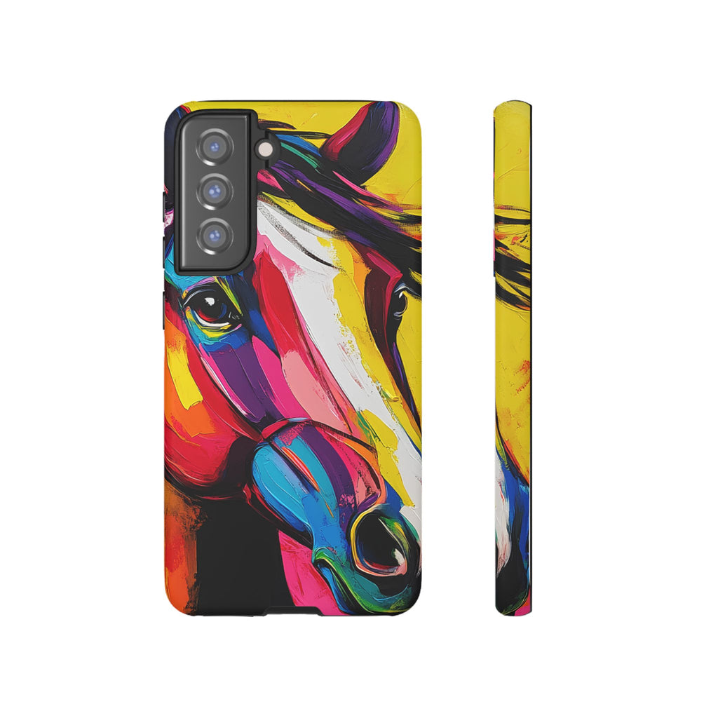 Abstract Colorful Horse Phone Case