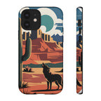 Mountain and Wolf -Phone Case