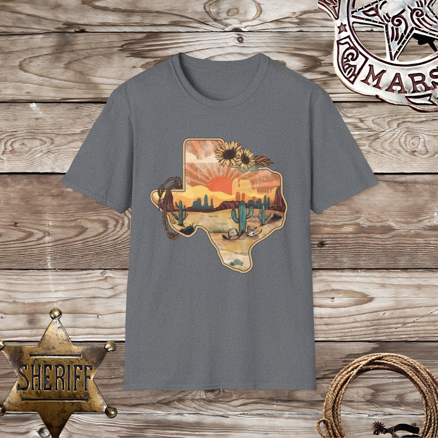 Softstyle Unisex T-Shirt: State of Texas