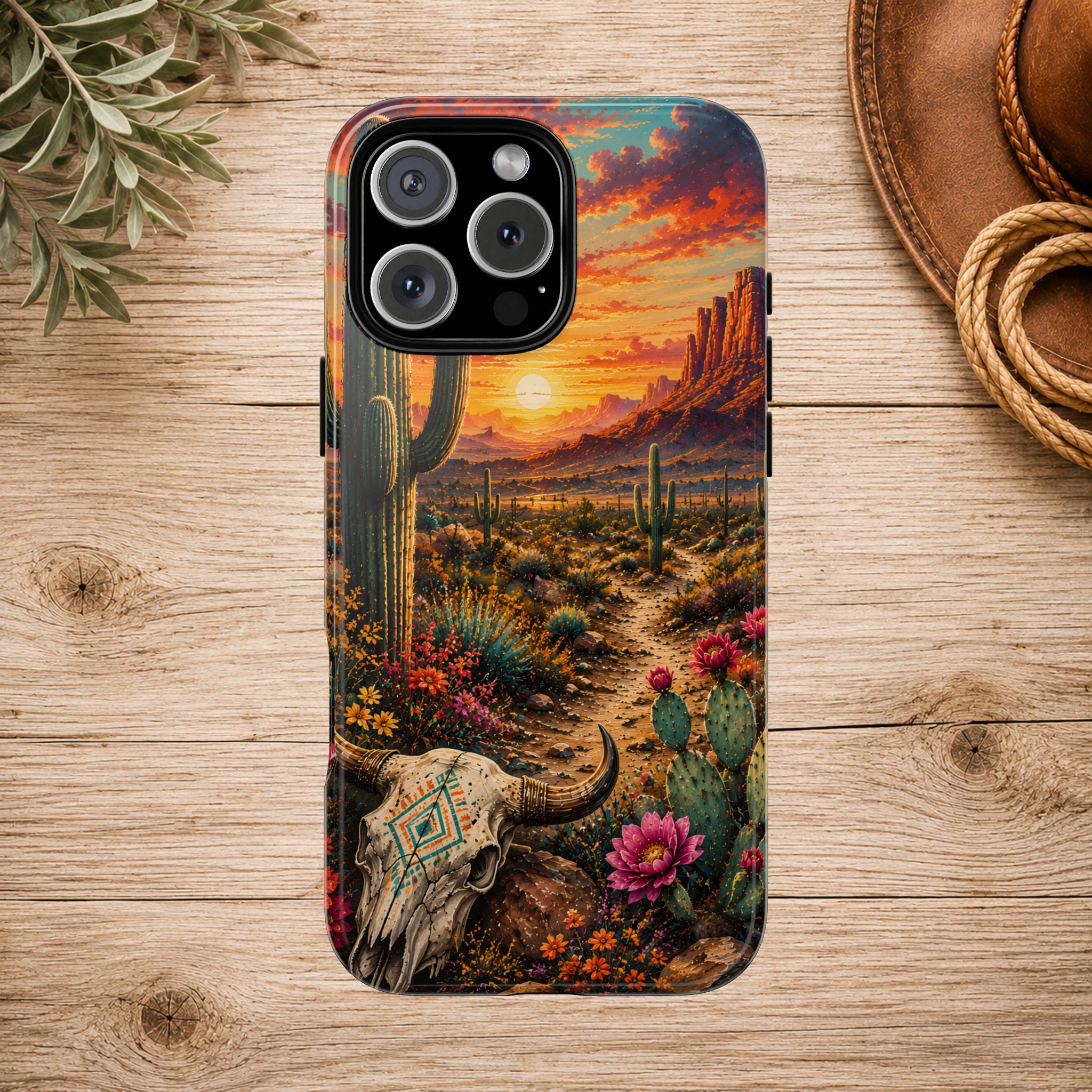 Southwest Desert Sunset Phone Case