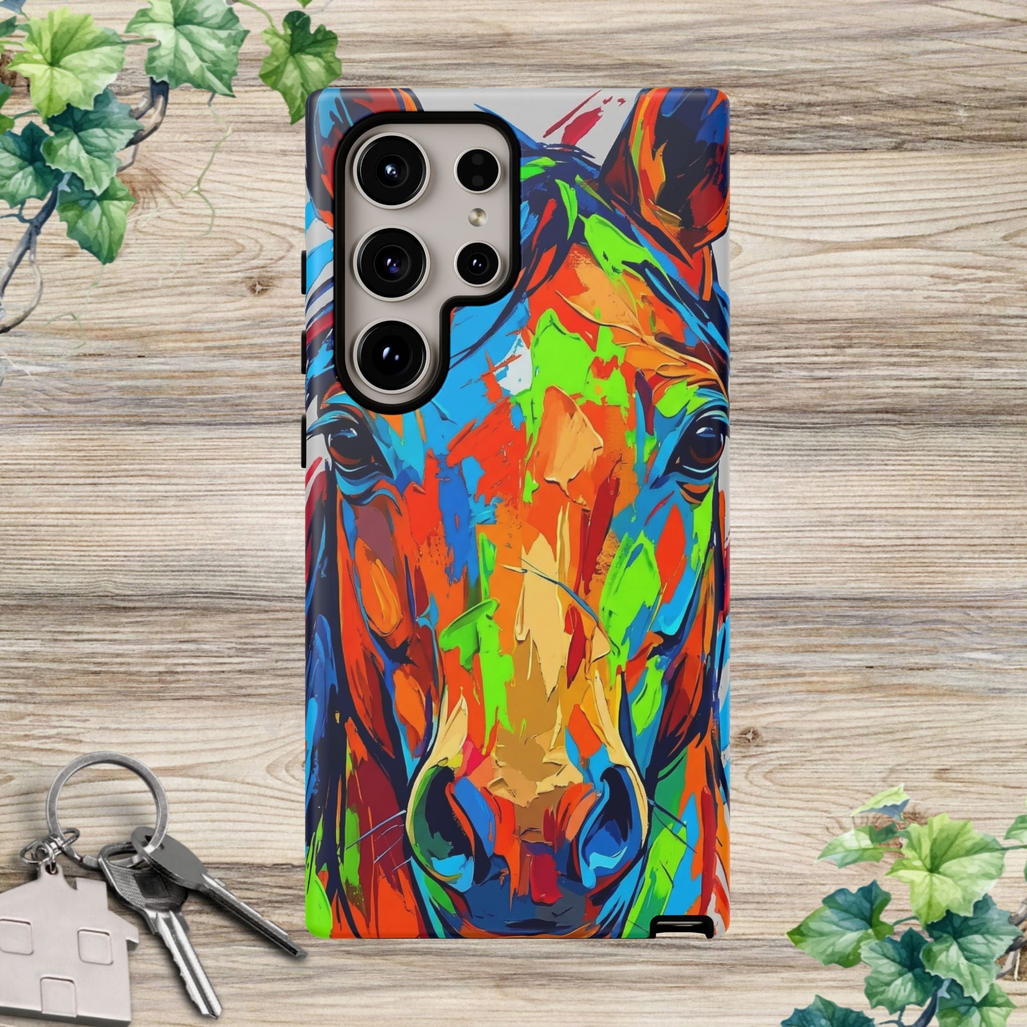 Colorful Abstract Horse Phone Case