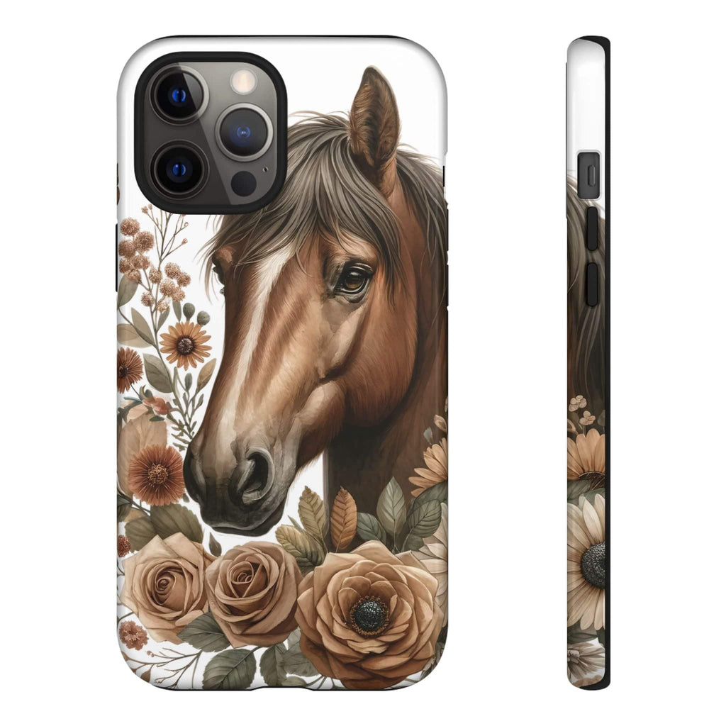 Painted Horse & Roses – Phone Case