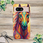 Vibrant Swirl Stallion - Phone Cover