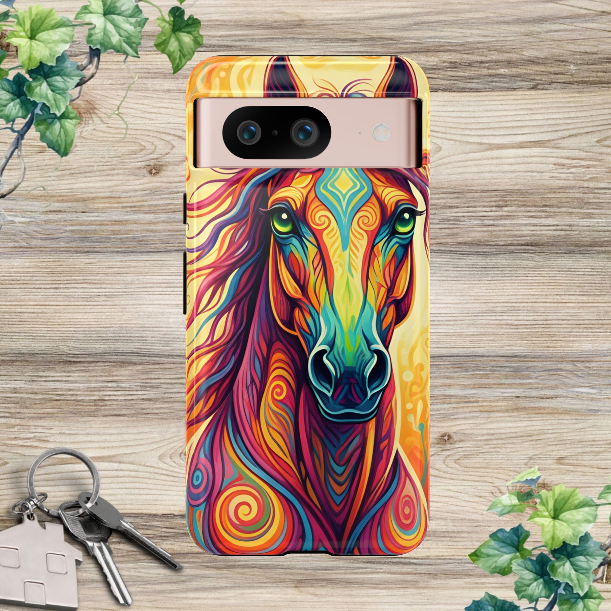 Vibrant Swirl Stallion - Phone Cover