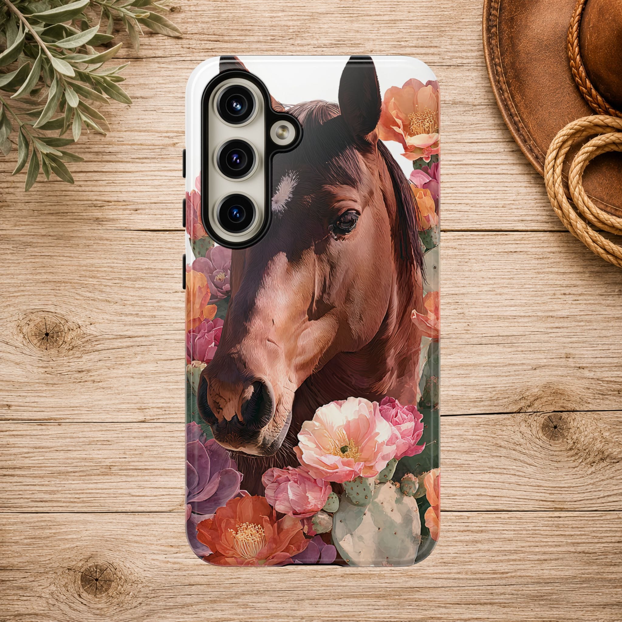 Horse Floral Phone Case