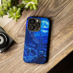 Blue Desert Moon Phone Case