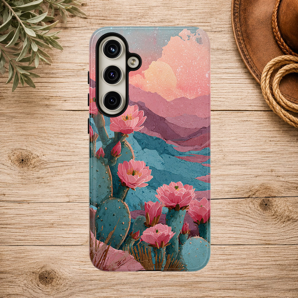 Desert Bloom Sunset Phone Case