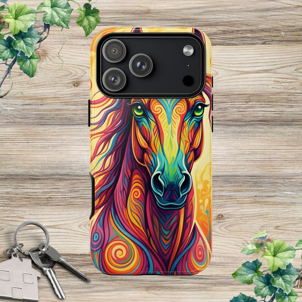 Vibrant Swirl Stallion - Phone Cover