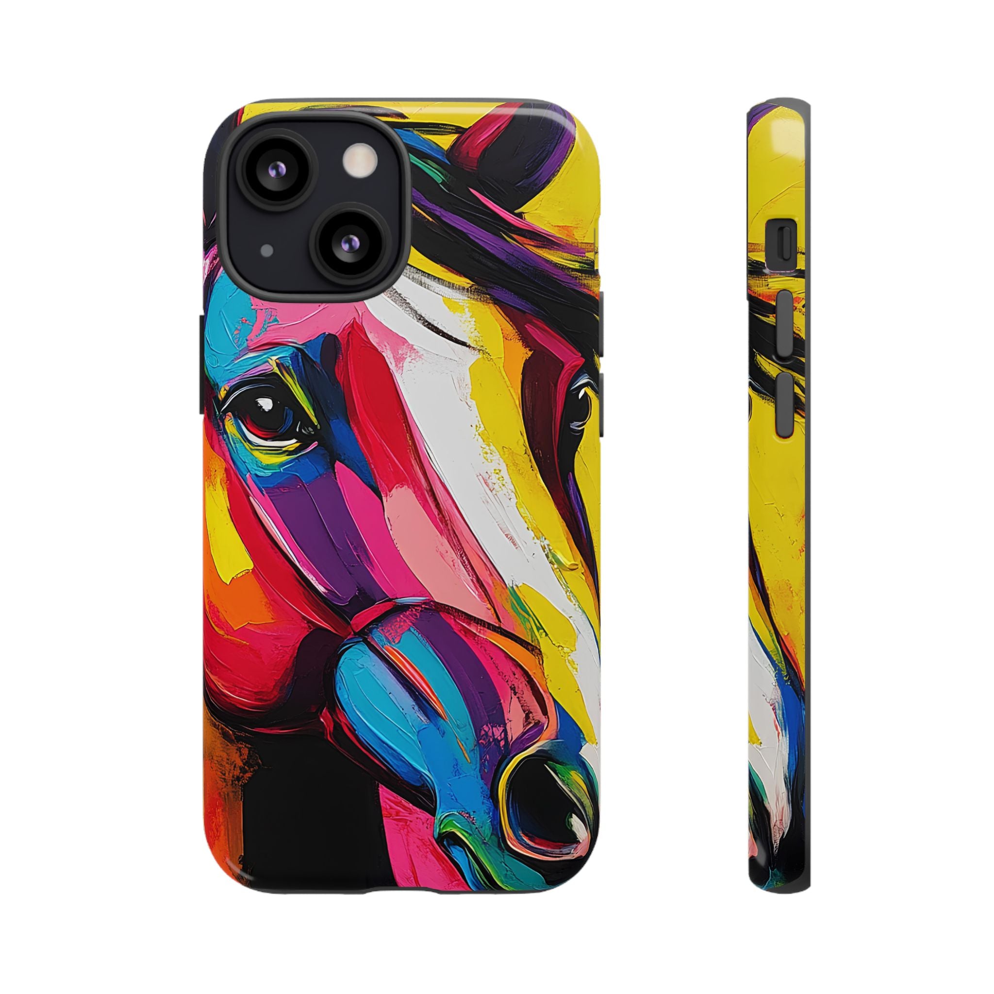 Abstract Colorful Horse Phone Case