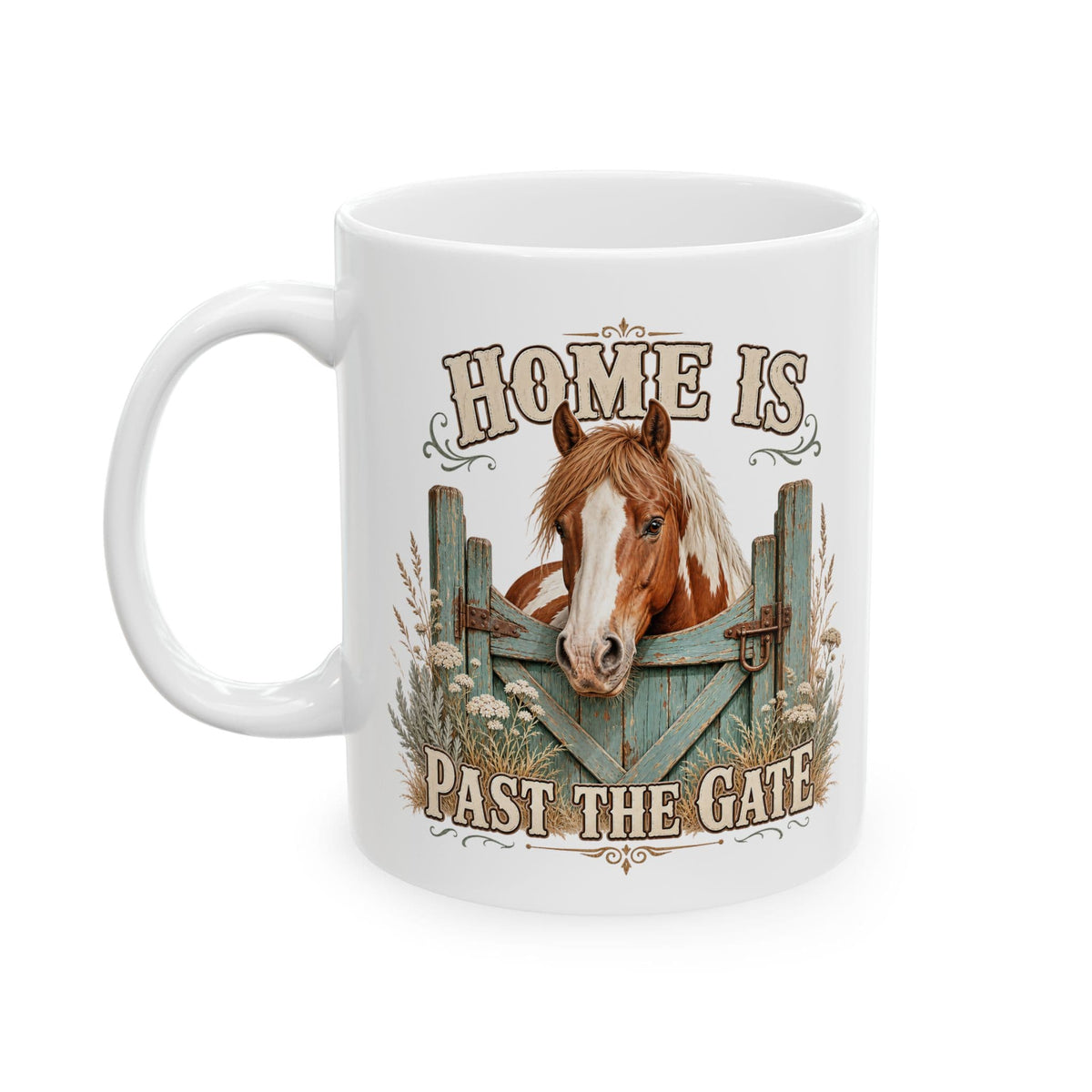 Home Is Past the Gate Mug