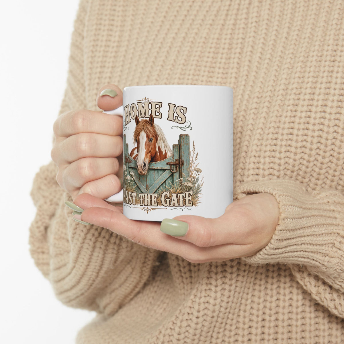 Home Is Past the Gate Mug