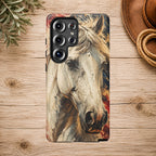Patriotic White Horse Phone Case