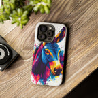 Color Splash Donkey Phone Case