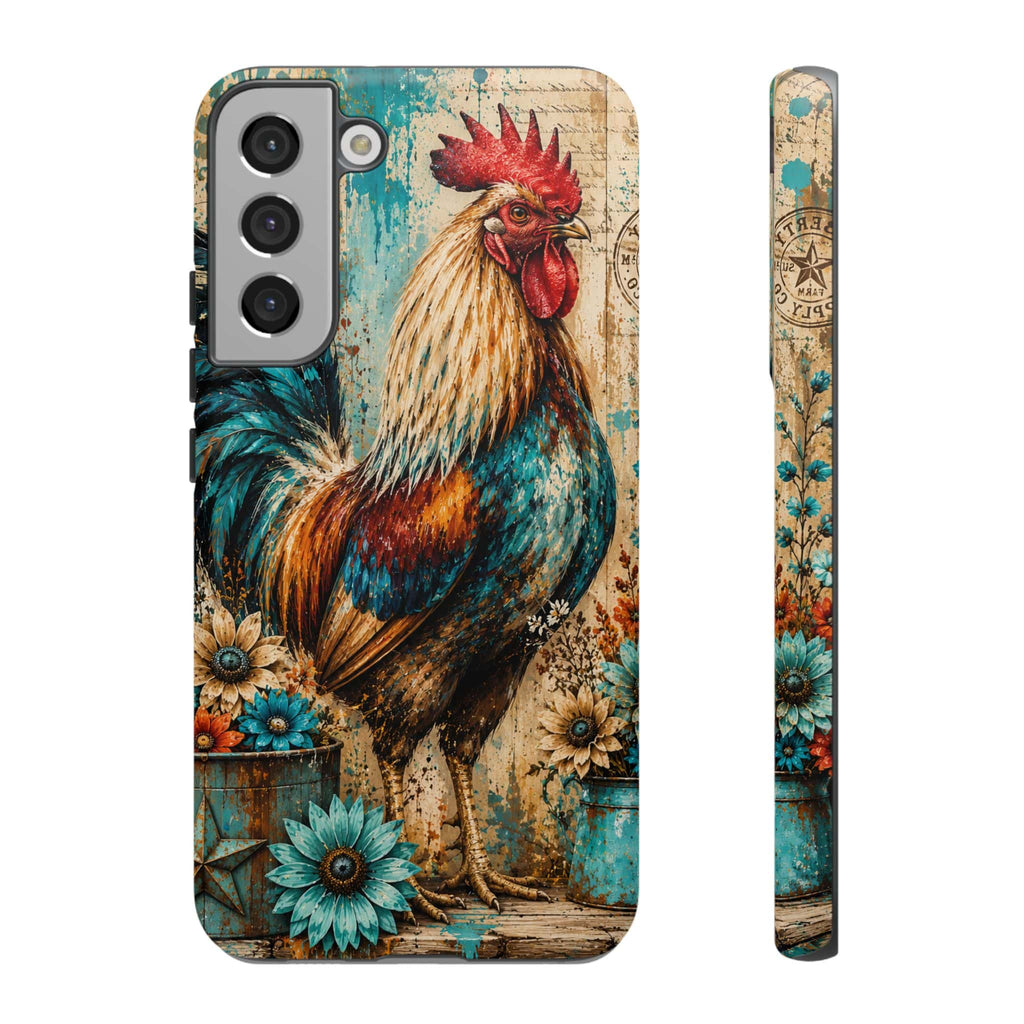 Rustic Farmhouse Rooster Phone Case