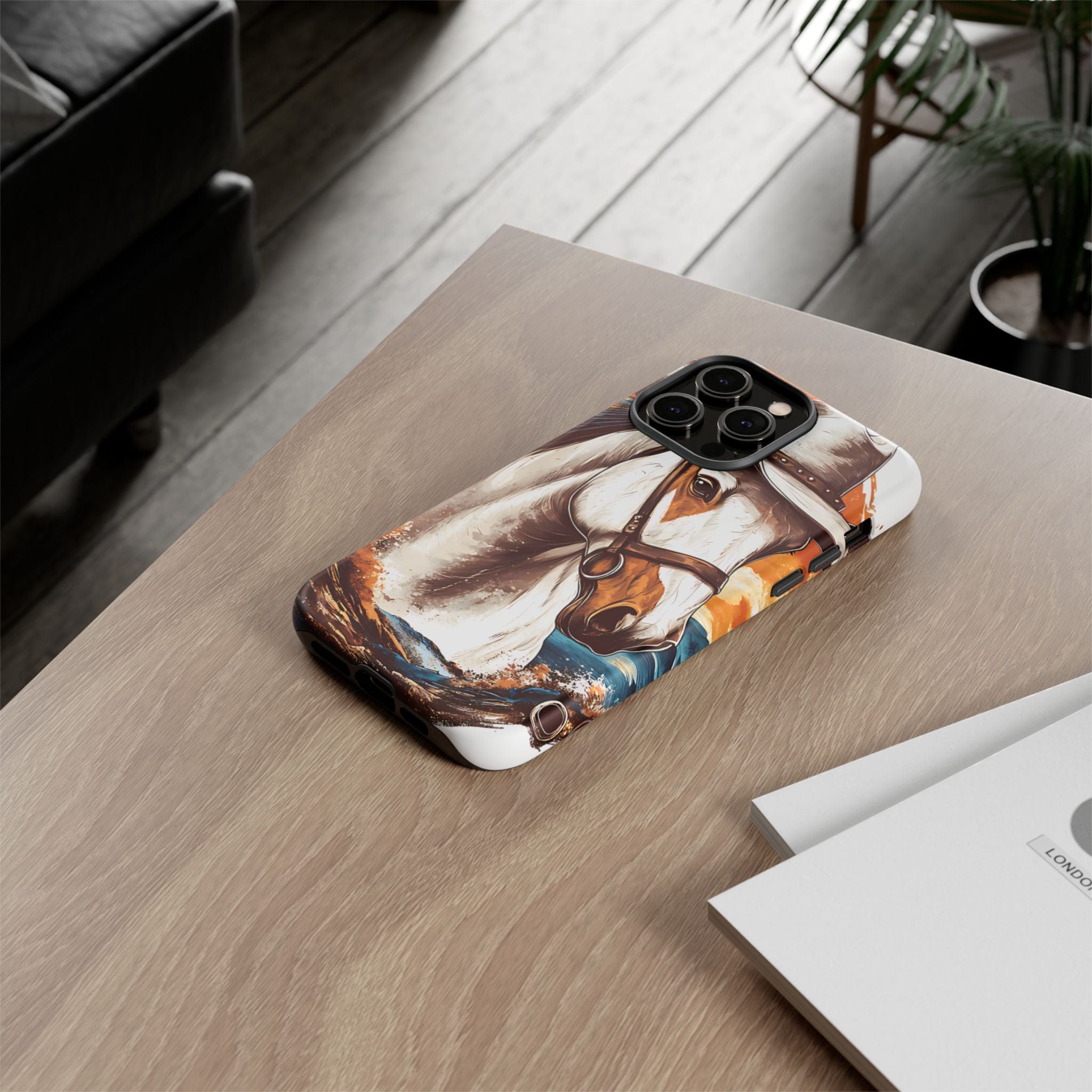 White Hat Horse-Phone Cases