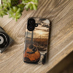 Guitar in a Wet Field -Phone Case