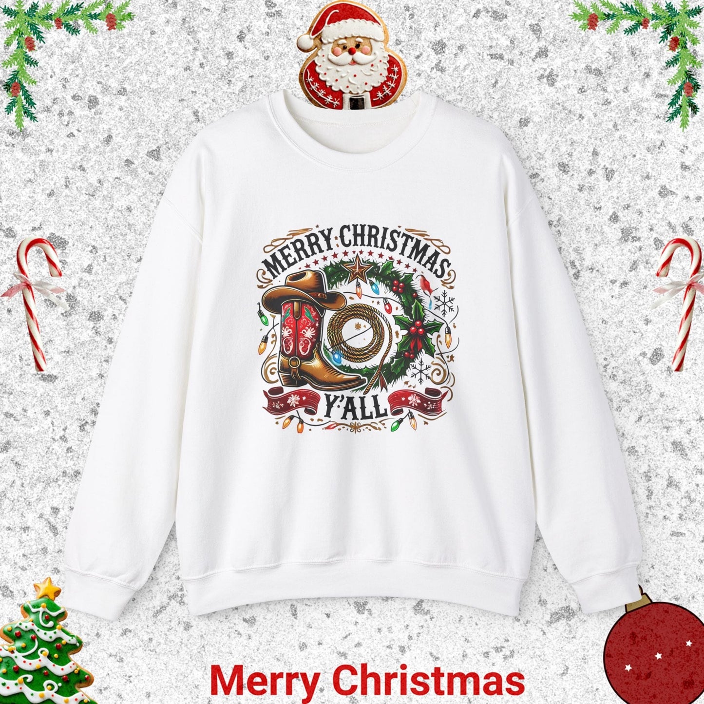 Unisex Heavy Blend™ Crewneck Sweatshirt -Merry Christmas