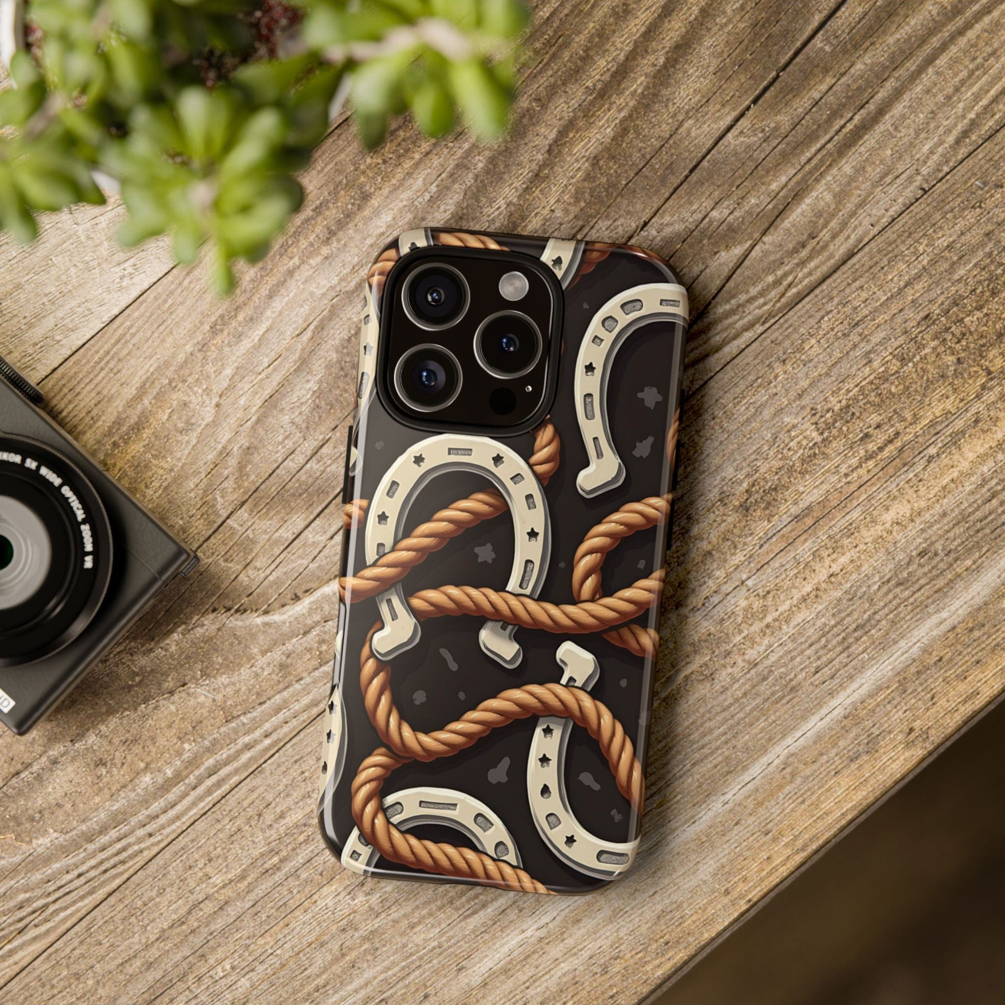 Horseshoes and Ropes-Phone Case