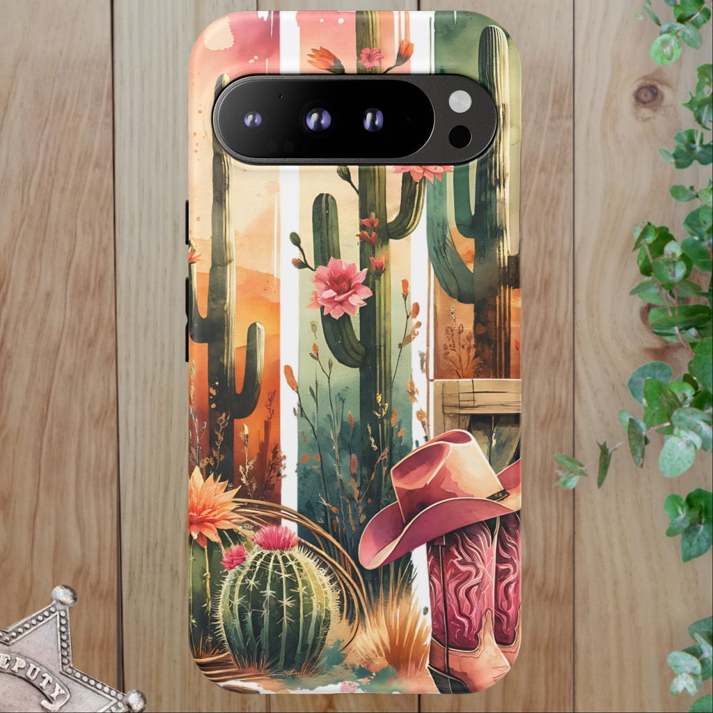 Southwestern Floral Cactus -Tough Case