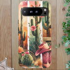 Southwestern Floral Cactus -Tough Case