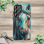 Colorful Horse Head – Turquoise