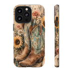 Rustique Sunflower Western iPhone Cover