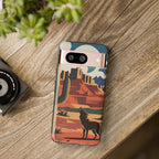 Mountain and Wolf -Phone Case