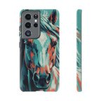 Colorful Horse Head – Turquoise