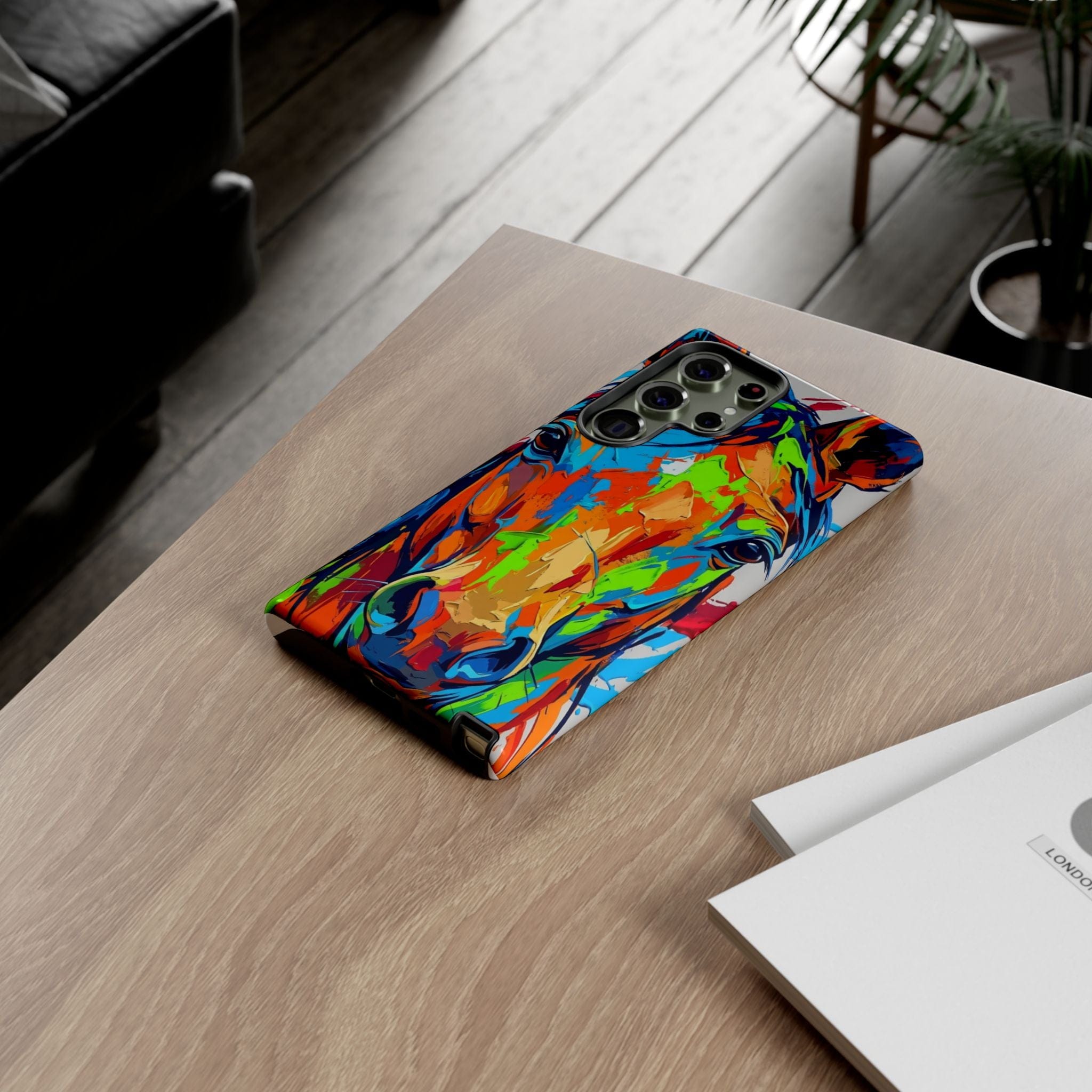 Colorful Abstract Horse Phone Case