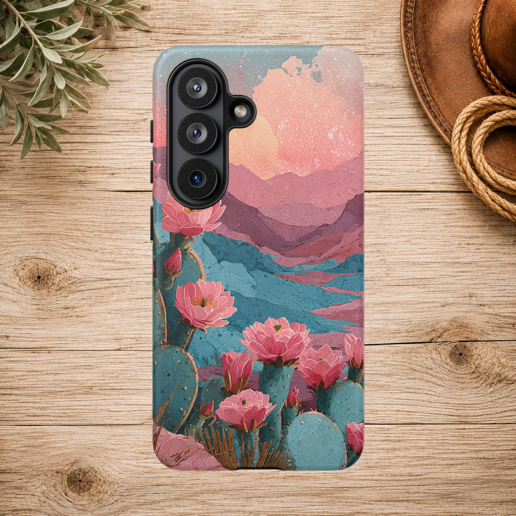 Desert Bloom Sunset Phone Case