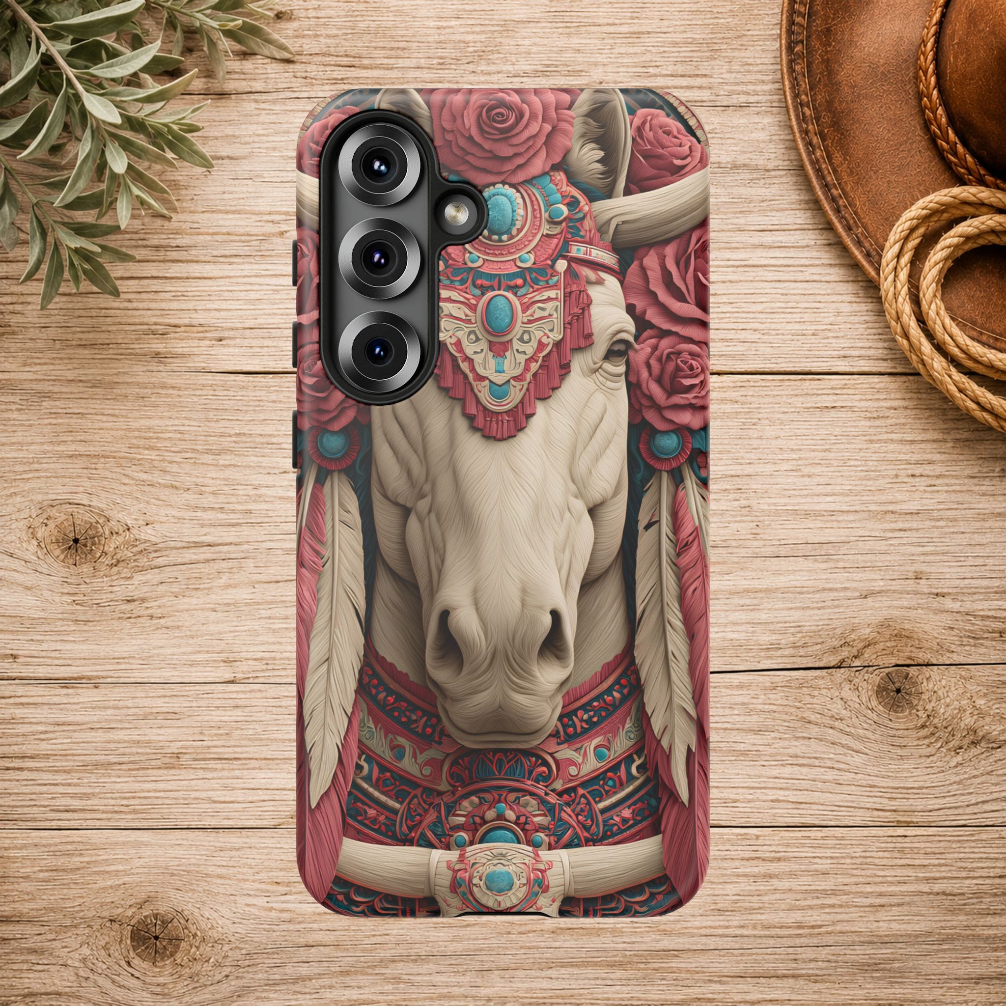 Boho Bull Phone Case