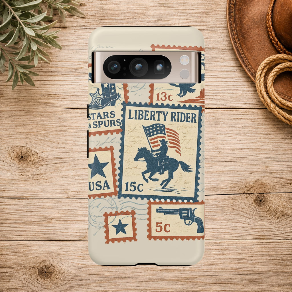 Liberty Rider Vintage Western Patriotic Phone Case