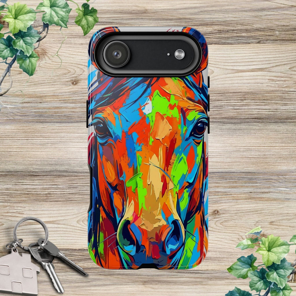 Colorful Abstract Horse Phone Case