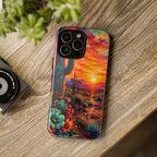 Desert Sunset Bloom Western Phone Case